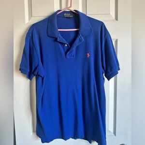 Ralph Lauren Men's Royal Blue Polo Shirt